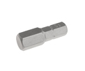 Бита HEX H8х25мм 1/4" S2 JTC