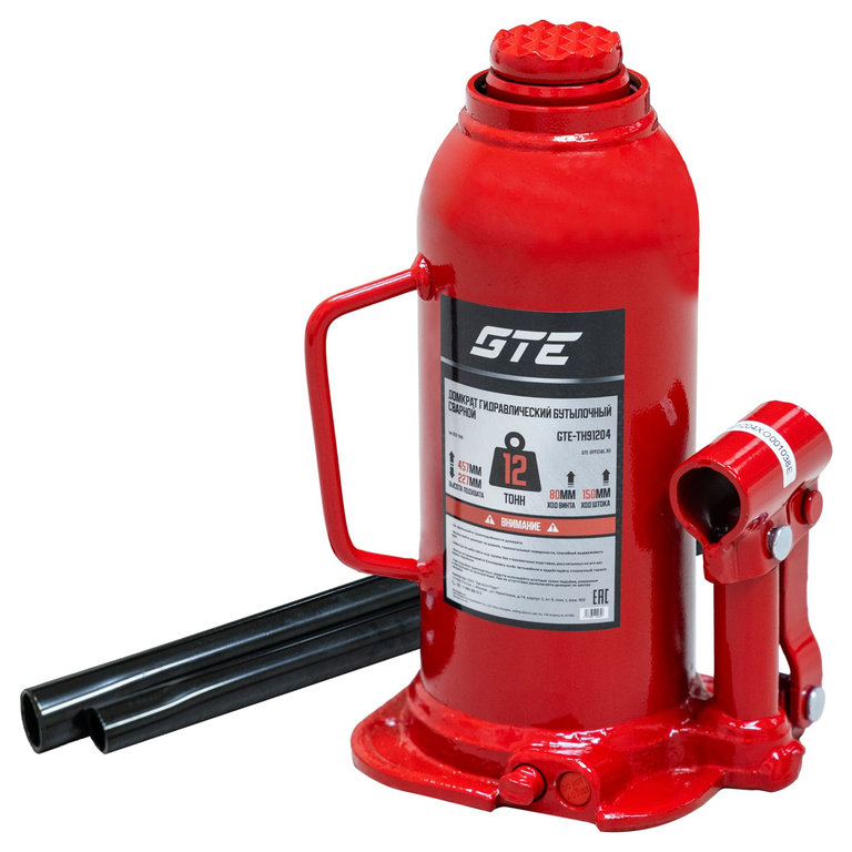 GTE-TH91204 - Домкрат бутылочный 12т 227-457мм GTE -